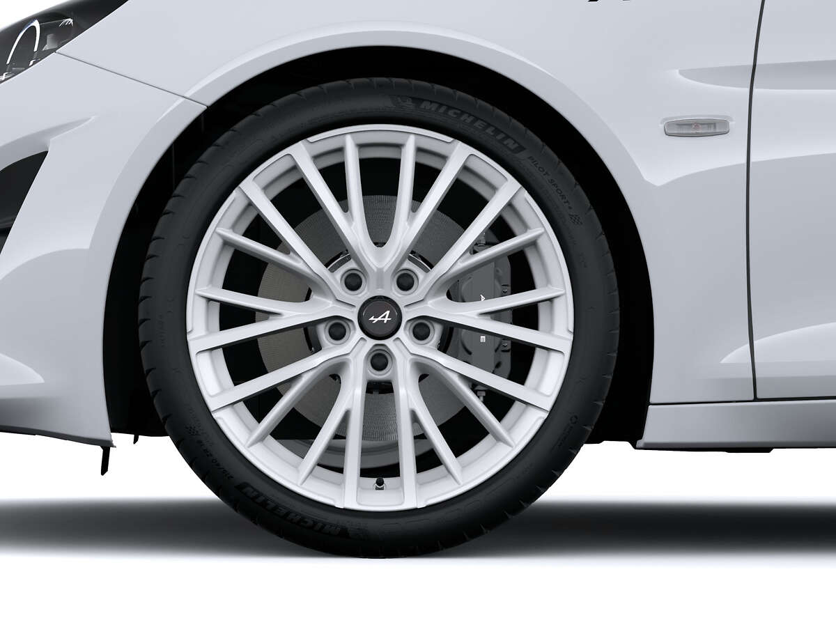 jante alliage 18'' GT Race blanc brillant pour roue arrière