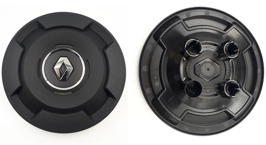 Embellecedores de rueda negros de 15 pulgadas -4 orificios