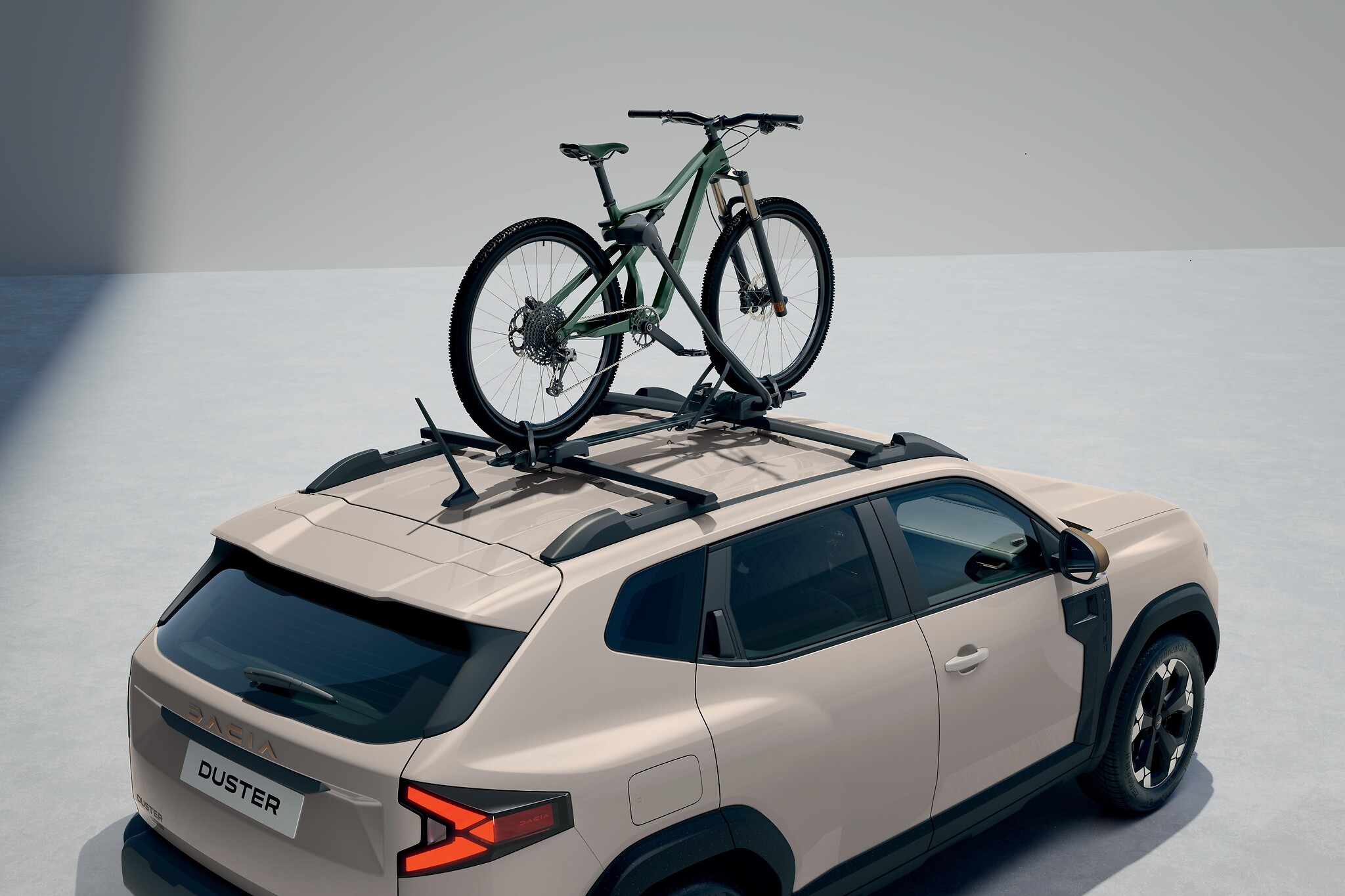 Porte-vélo sur barres de toit