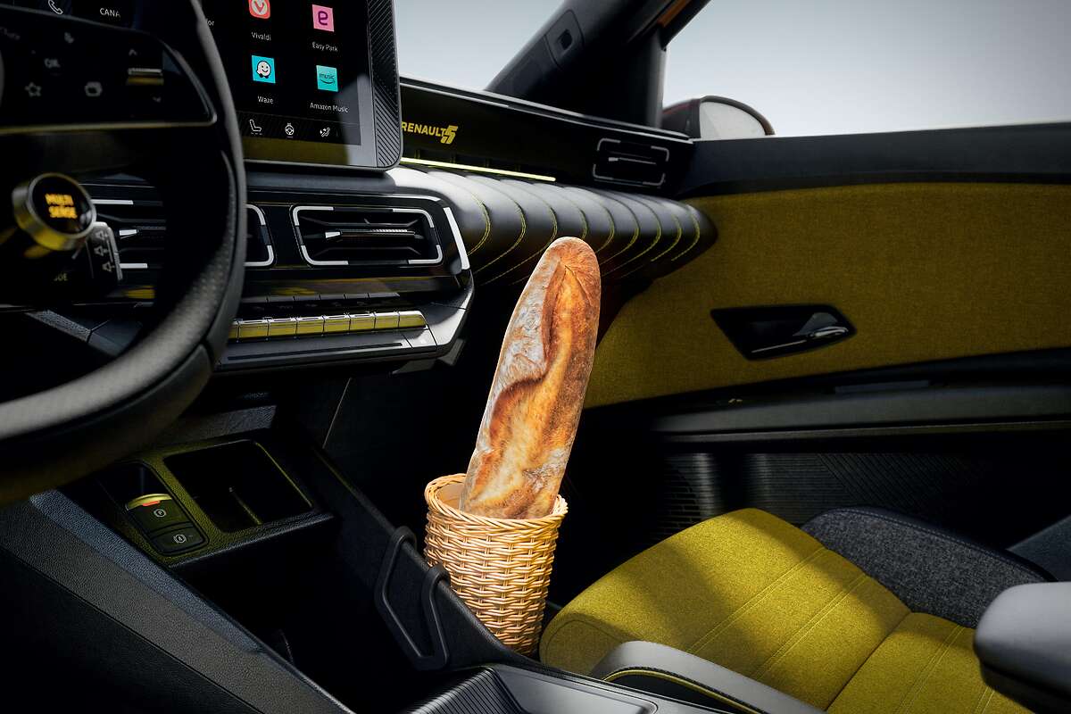 Baguettehalter aus Korbgeflecht