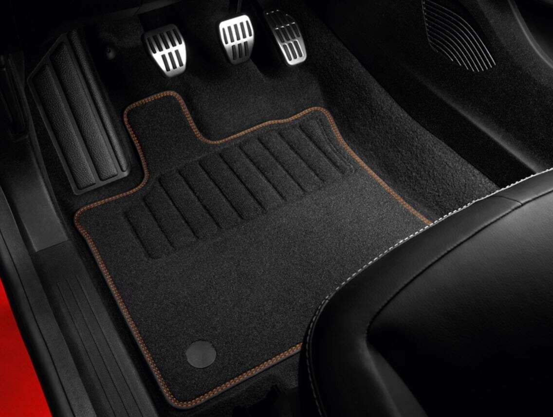 tapis de sol textile premium pack perso orange